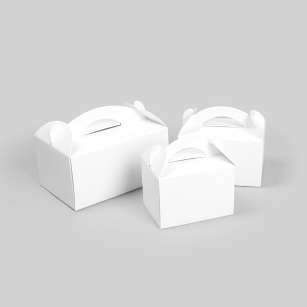 앞열림 조각케이크 상자 화이트 (x 10개)