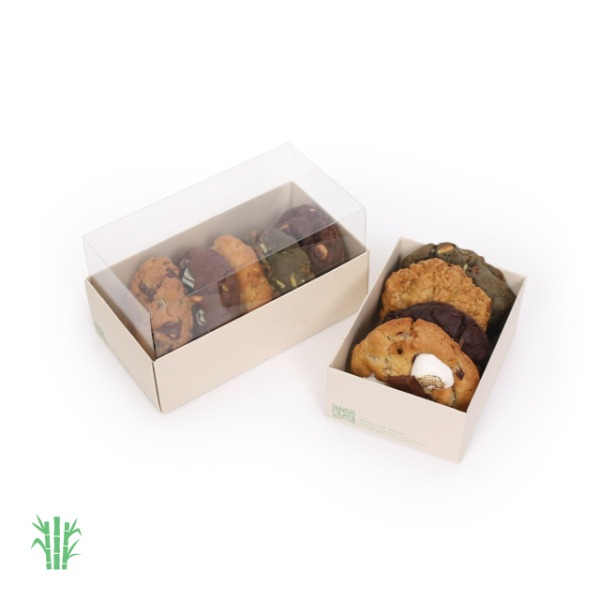 투명&amp;사탕수수 쿠키 상자 (x 10개)