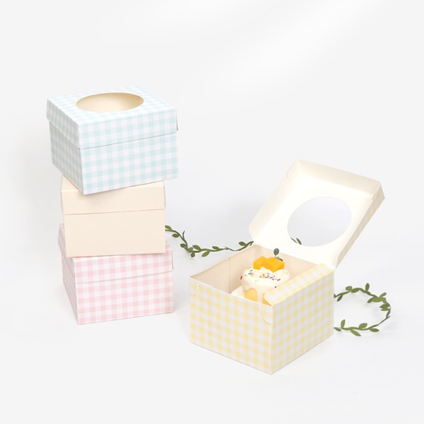 도시락 큐브 케이크 상자 (x 10개)