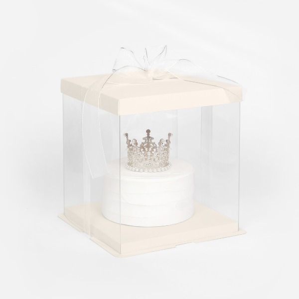 쇼케이스 투명 케이크 상자 (x 5개)